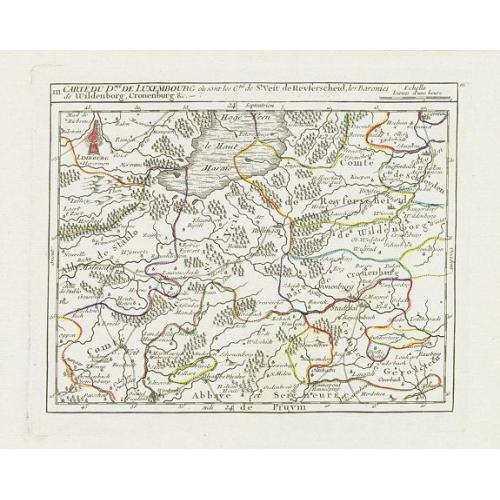Old map image download for III. Carte du D.hé de Luxembourg.. Cronenburg &c.