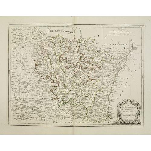 Old map image download for Gouvernements de Lorraine et d'Alsace.