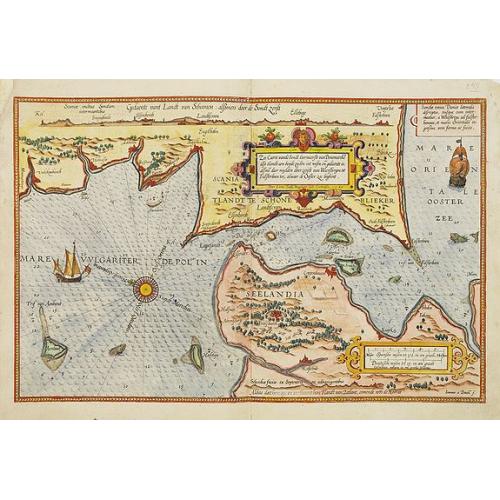 Old map image download for Zee caerte vande Sondt tvermaerste van Danemarcke . . .