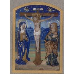 Miniature of The Crucifixion of Christ.