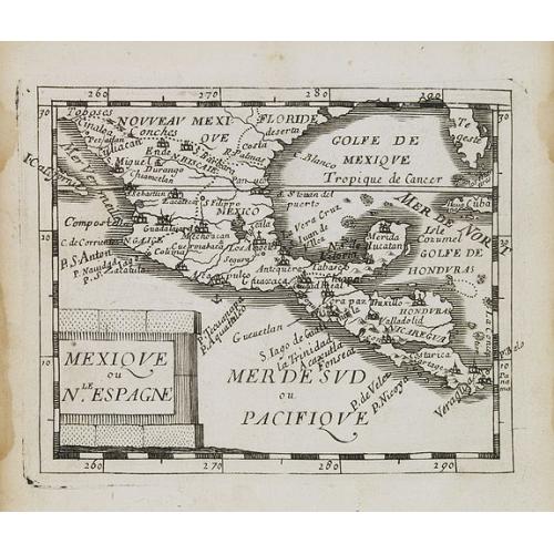 Old map image download for Mexique ou le Nll. Espagne.