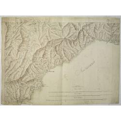 [ Manuscript map of the Ligurian coast from Pietra to Genova ].