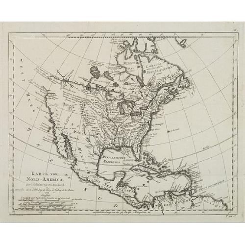 Old map image download for Karte von Nord - America. . .