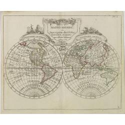 Mappe-Monde ou Description du Glôbe Terrestre Assujettie aux Observs Astronoms.