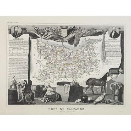 Old map image download for Dépt. Du Calvados. N°13.