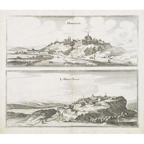 Old map image download for Montrevil. Mont-Hulin.