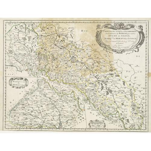 Old map image download for Provinces unies et . . . De Silesie . . . / Marquisat de Moravie.
