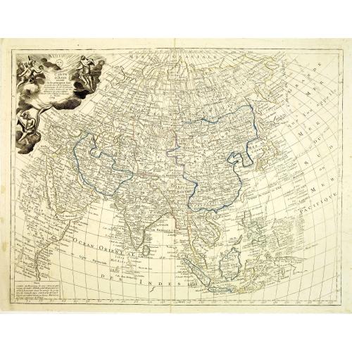 Old map image download for Carte d'Asie, divisée en ses principaux etats : assujettie aux observations astronomiques.