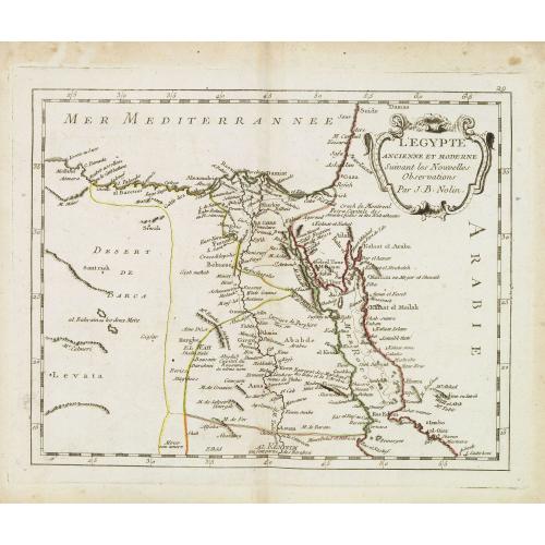 Old map image download for L'Egypte. . .