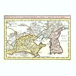Karte von Katay od. dem Reiche Kin, zur Geschichte von Jenghiz Khan. Aus dem Englischen.