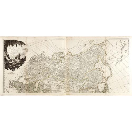 Old map image download for (upper sheets only) Asia According to the Sieur D'Anville Divided into its Empires, Kingdoms and States Showing the European Settlements in the East Indies and all the New Discoveries made by the Russians, the Dutch and the English . . . 1772