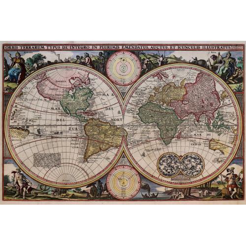 Old map image download for Orbis Terrarum Typus De Integro In Plurimis. . .