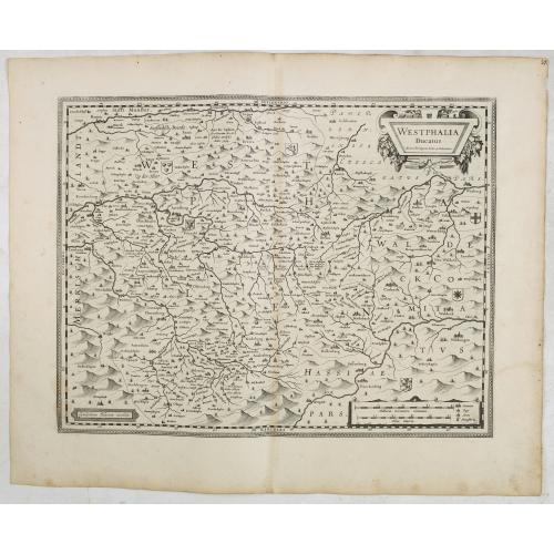 Old map image download for Westphalia Ducatus.