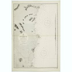Sheet VI East coast of Australia. New South Wales Tacking Point to Coffs Islands surveyed by Comr. Fredk. W. Sidney R.N. . . 1862 - 1864. . .