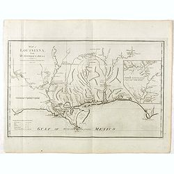 Map of Louisiana from D'Anville's Atlas.