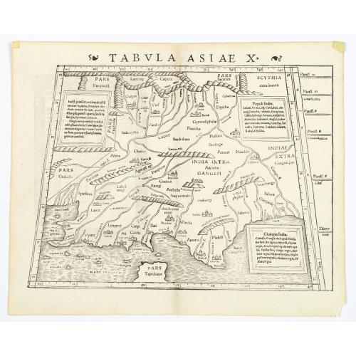 Old map image download for Tabula Asiae X (India)