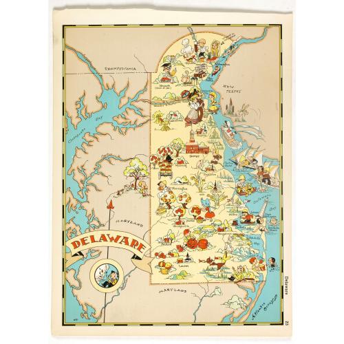 Old map image download for Delaware.