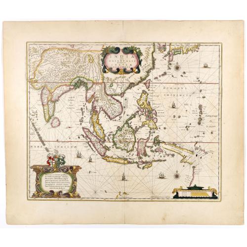 Old map image download for India quae Orientalis dicitur, et Insulae Adiacentes.