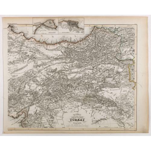 Old map image download for Specialkarte der Asiatischen Turkey : 1. Blatt Anadoli (Klein - Asien)