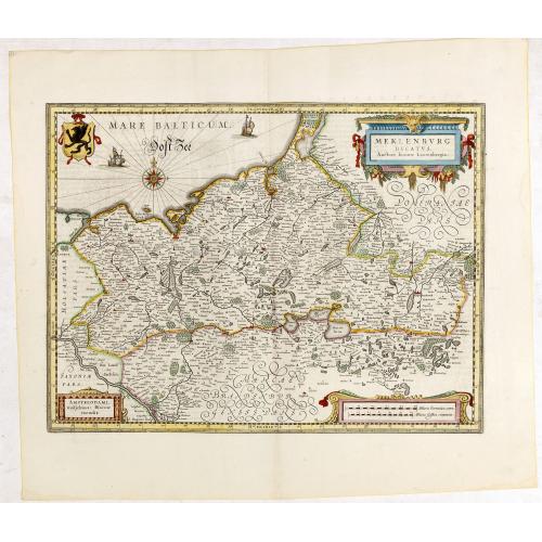 Old map image download for Meklenburg Ducatus...