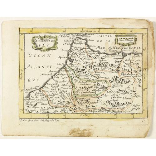 Old map image download for Le Royaume de Fez. (11).