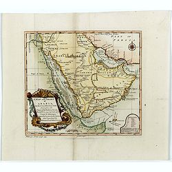 A Map and Chart of Arabia, the Red Sea, & Persian Gulf, drawn from the Chart of the Eastern Ocean, Publish'd in 1740, by Order of ye Count de Maruepas,...