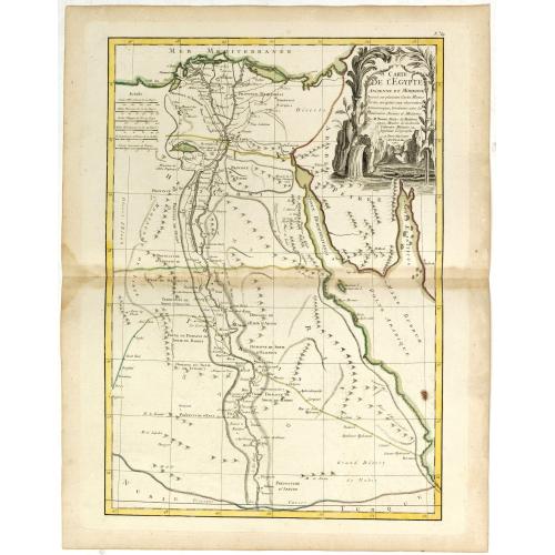 Old map image download for Carte de l'Egypte ancienne et moderne . . .