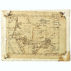 Carte d'unne partie de l'Arabie Septentrionale Pour suivre les Voyages de Mr. G.A. Vallin. . .