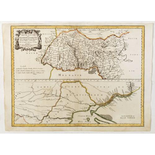 Old map image download for Haute Podolie ou palatinat de Kamieniec tirée entierement de la Gr. Vkraine . . .