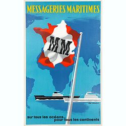 Messageries Maritimes, sur tous les océans, pour tous les continents.