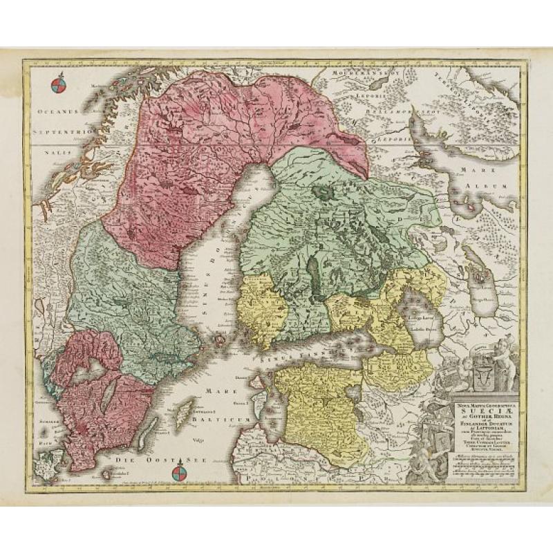 Nova mappa geographica Sueciae ac Gothiae regna ut et Finlandiae Ducatum ac Lapponiam?