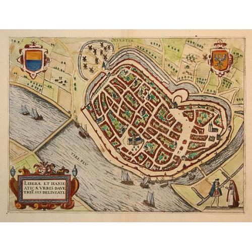 Old map image download for Deventer