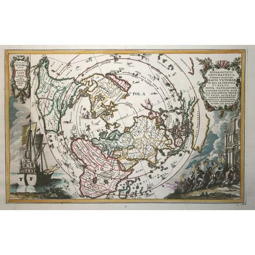 Old map image download for Repraesentatio Geographica Itineris Maritimi Navis Victoriae..