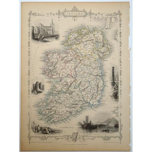Old map image download for Ireland.