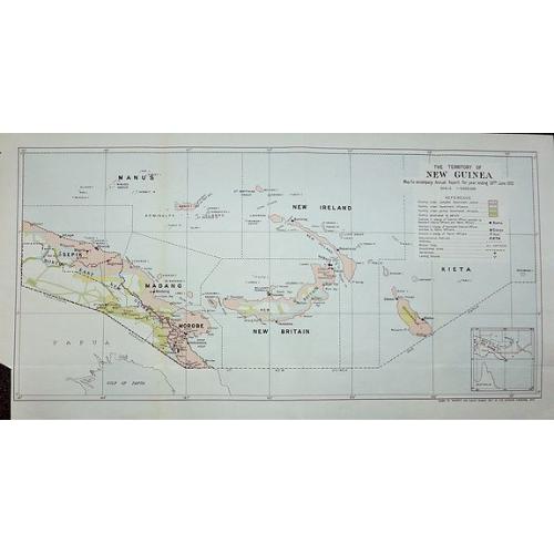 Old map image download for The Territory of New Guinea. 