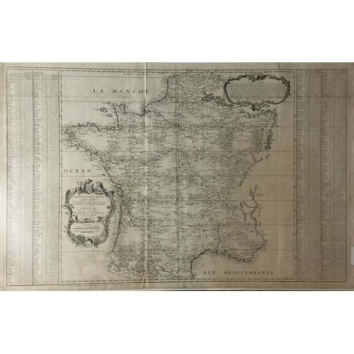 Old map image download for Nouvelles cartes qui comprend les principaux Triangles qui servent de Fondement à la Description géométrique de la France.