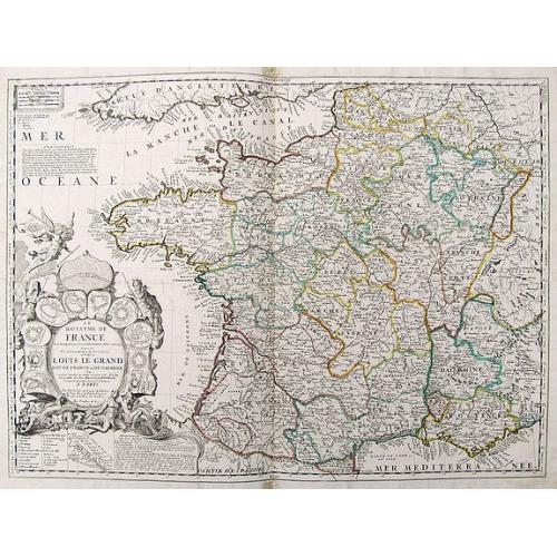 Old map image download for Le Royaume de France...