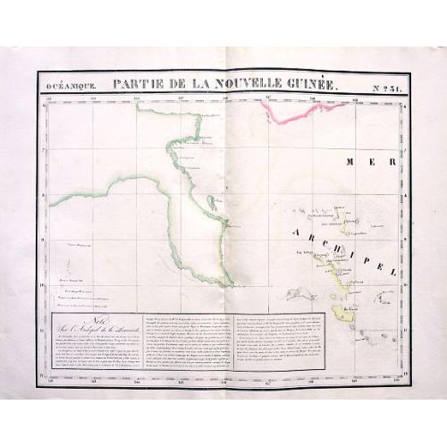 Old map image download for Partie de la Nouvelle Guinée. No31
