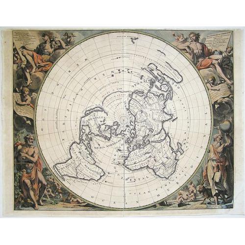 Old map image download for Planisphere Terrestre Suivant les nouvelle Observations des Astronomes Dressee et presente Roy Tres Chretien par Mr. Cassini...