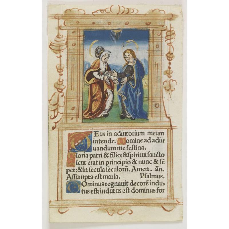 Miniature from a book of hours.