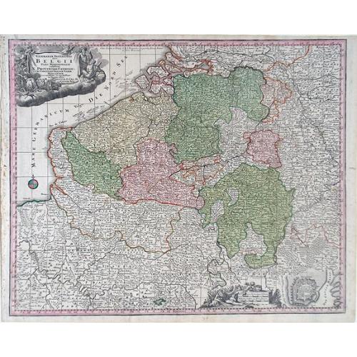 Old map image download for Germanie Inferioris Belgii.