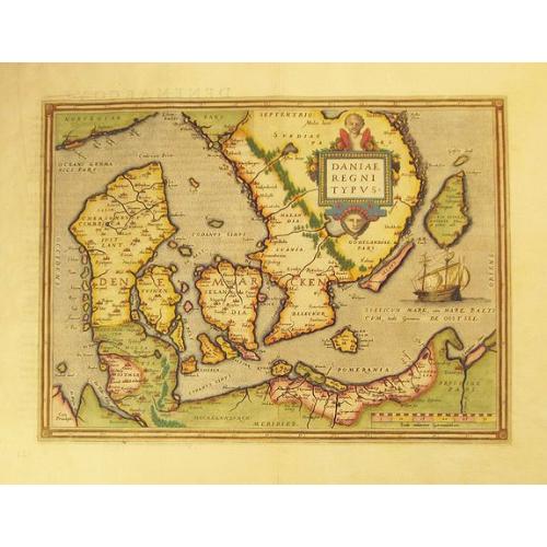 Old map image download for Daniae Tabula...