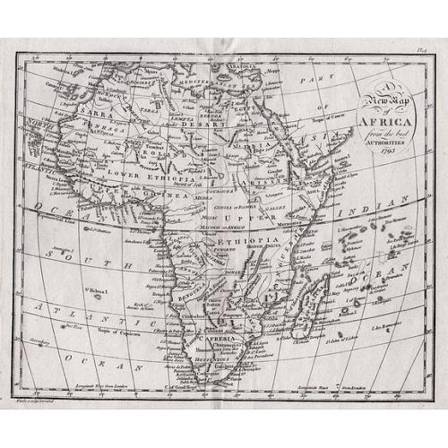 Old map image download for A New Map of Africa with the latest Discoveries.