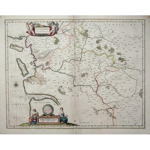 Old map image download for Xaintonge et Angoumois - Cognac 