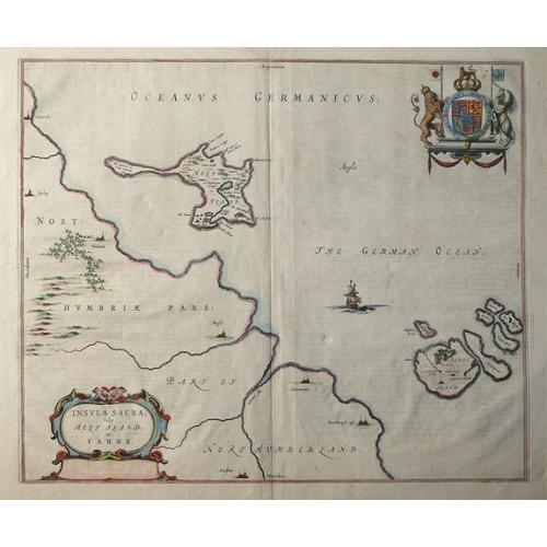 Old map image download for Insula Sacra; Vulgo Holy Iland; Et Farne.