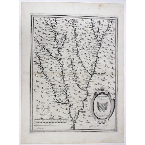 Old map image download for POTAMOGRAPHIE DE GARONE ET DES FLEUVES QUI SE RENDENT DEDANS Joannes Tardo Canonicus Ecclesiae Sarlati delineabat anno 1628