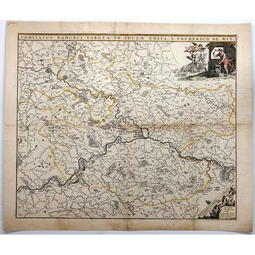 Old map image download for Comitatus Namurci TABULA IN Lucem. 