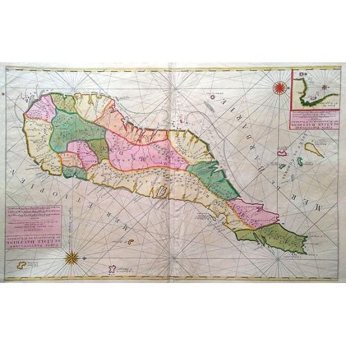 Old map image download for Carte particuliere de L´Isle Dauphine ou Madagascar et St Laurens.