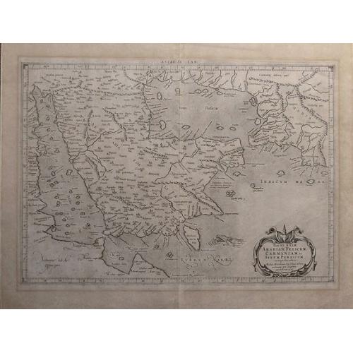 Old map image download for TAB. VI ASIAE, Arabiam Felicem, Carmaniam as Sinum Persicum comprehendens. 