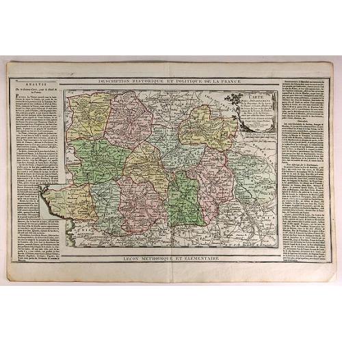 Old map image download for Carte des Departemens de la Mayenne, de la Sarte, de Maine et Loire, D'indre et Loir...